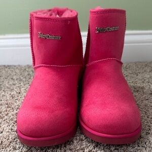 Juicy Couture Vibrant Pink Suede Boots